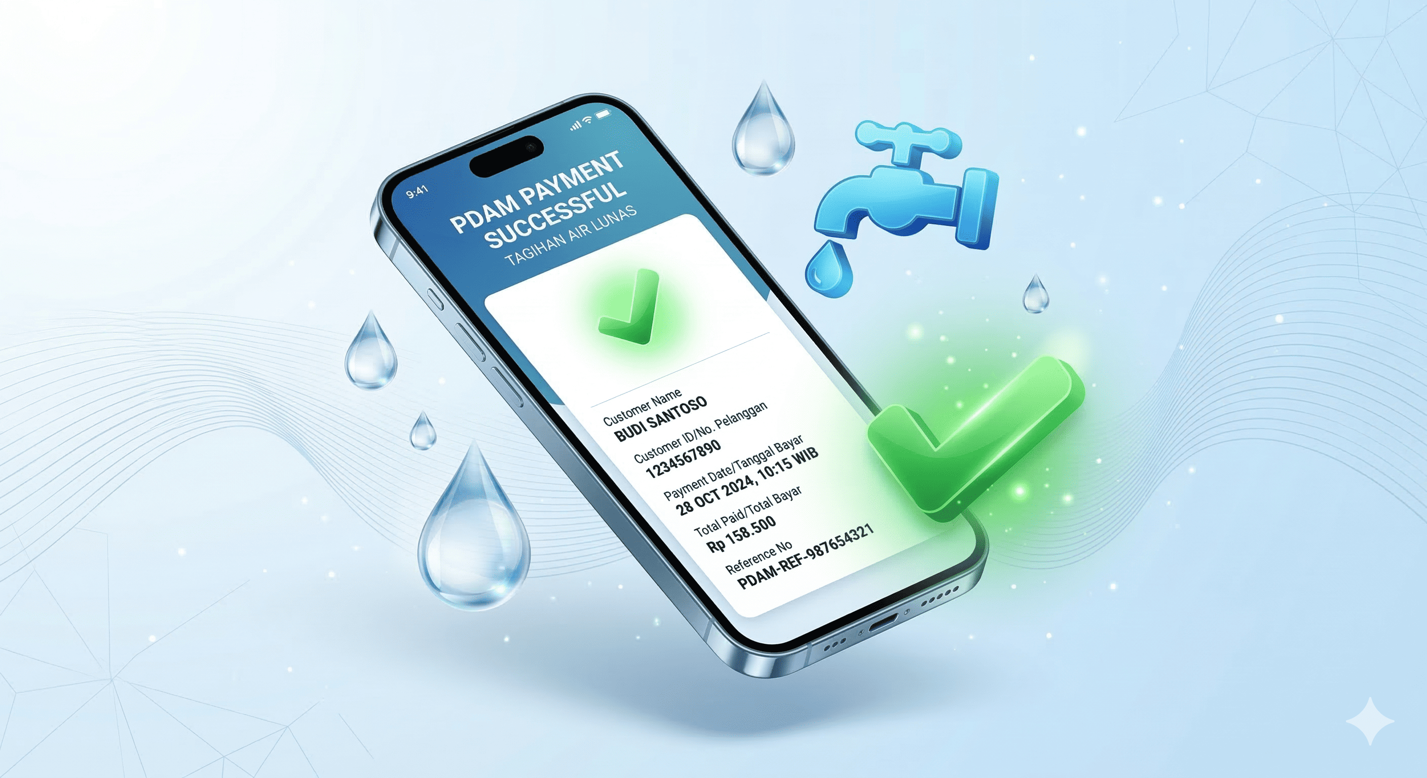 Panduan Praktis Cek & Bayar Tagihan Air PDAM Berbagai Daerah via Qiospay